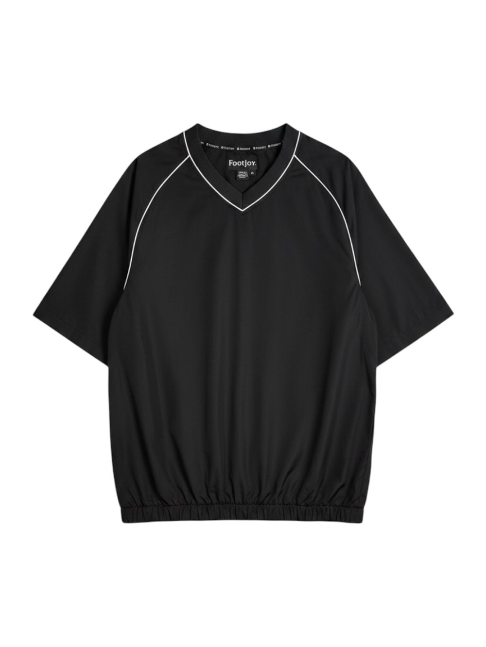 FootJoy FJ Performance‎ WindShirt Golf Windbreaker Short Sleeve Black Men’s XL